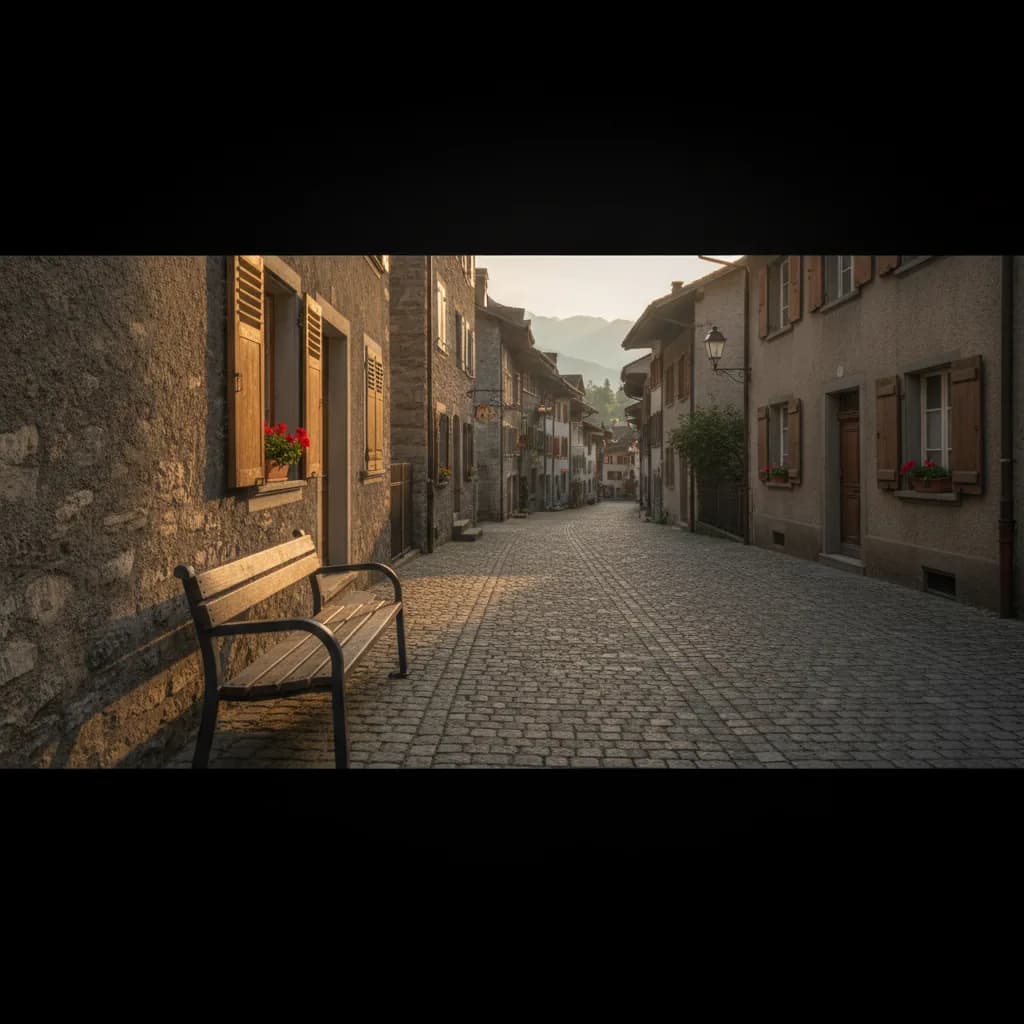Altstadtgasse im Einzugsgebiet des Pflegedienstes bei Olten