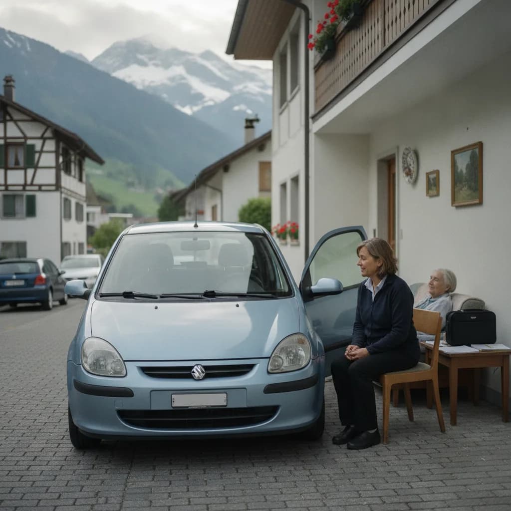 Fahrzeug für Hausbesuche in der Region Olten
